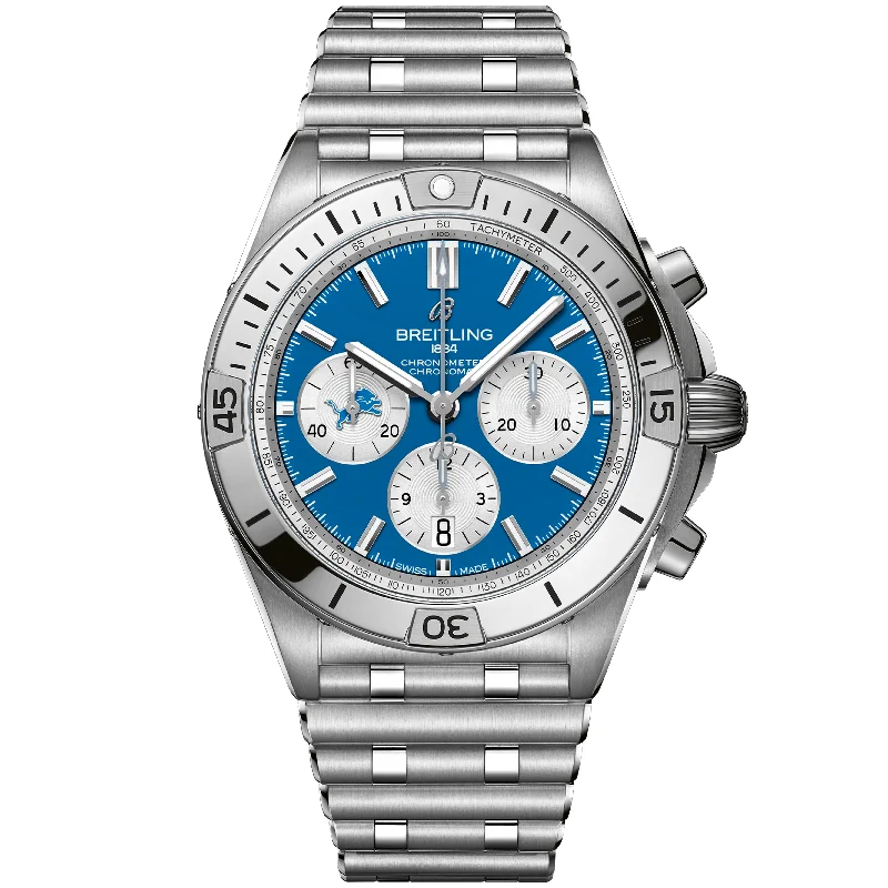 Chronomat B01 42 NFL Detroit Lions Edition AB01342B1CCA1-Breitling Watch for Elite Watch Enthusiasts -