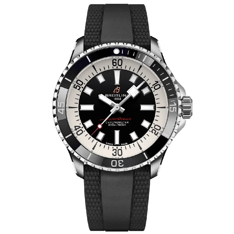 Superocean Automatic 42 A17375211B1S1-Breitling Watch with Military-Style Design -