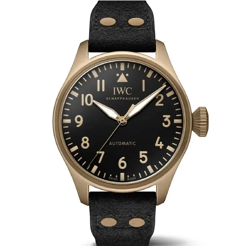 IWC Big Pilot's Edition "MR PORTER" IW329703 Black Dial-IWC Watch for Investment -