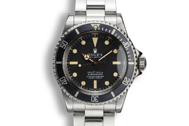 1977 Rolex Submariner 5512 Serif 4 Line Dial-Rolex Watch for Exclusive Timepiece Buyers -