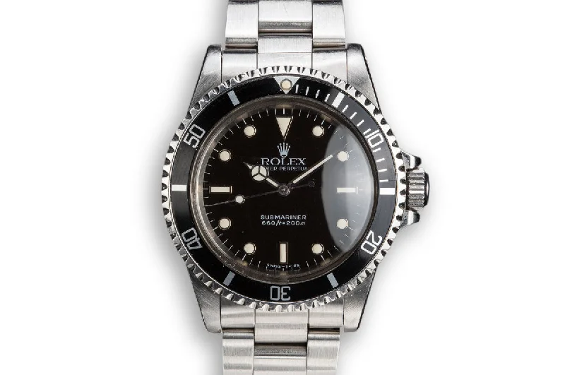 1989 Rolex Submariner 5513 Glossy Dial-Rolex Watch with Date Function -