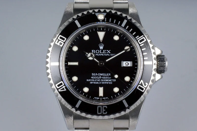 2006 Rolex Sea Dweller 16600 with Box and Papers-Rolex Watch for Limited Edition Collecting -