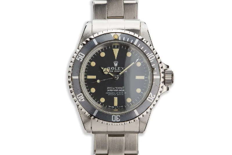 1967 Vintage Submariner 5512 Matte Meters First Dial Box and Papers-Rolex Watch for High-End Investment Opportunities -