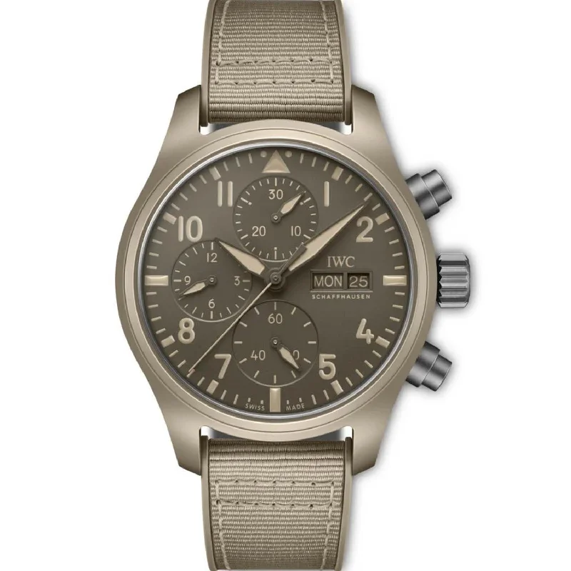 IWC Pilot’s Chronograph Top Gun Mojave Desert IW389402 Brown dial-IWC Watch for Women -