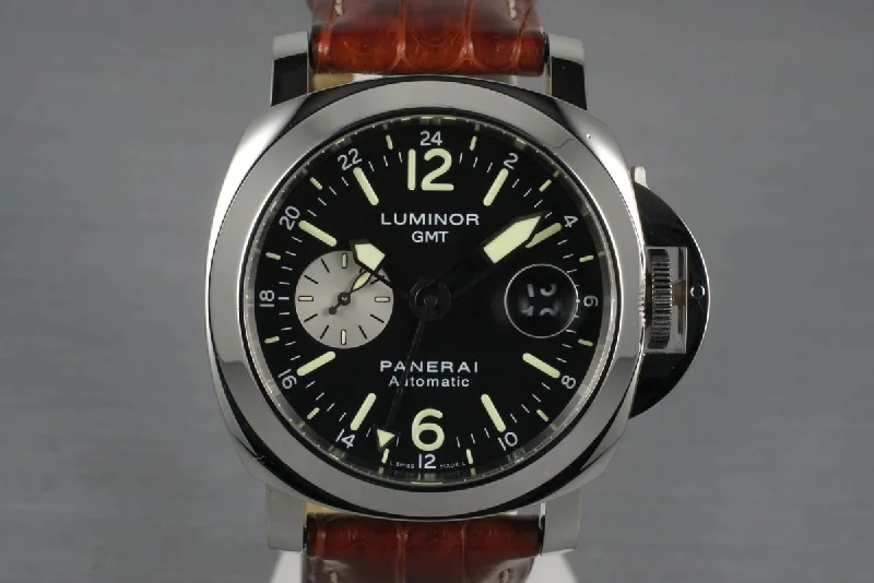 2007 Panerai PAM 88 GMT with Box-Rolex Watch with Date Function -