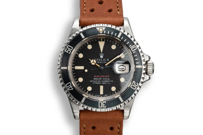 1970 Rolex Red Submariner 1680 with MK IV Dial-Rolex Watch for Multi-Layered Timekeeping -