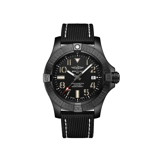 Breitling Avenger Seawolf DLC Titanium  Men's Watch-Breitling Watch with Military-Grade Water Resistance -