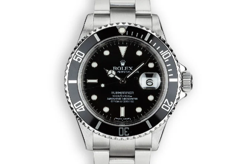 2007 Rolex Submariner 16610-Rolex Watch with Multi-Dial Features -