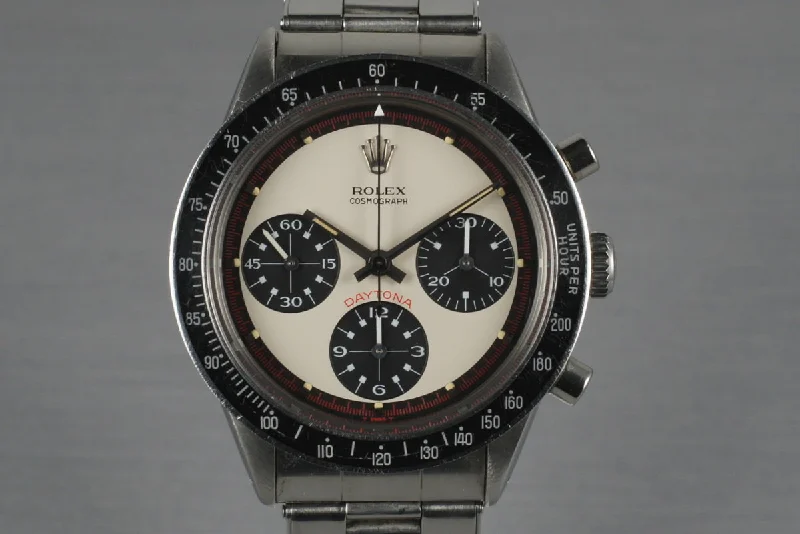 1967 Rolex Daytona 6241 with Paul Newman 3 Color Dial-Rolex Watch for Classic Design -