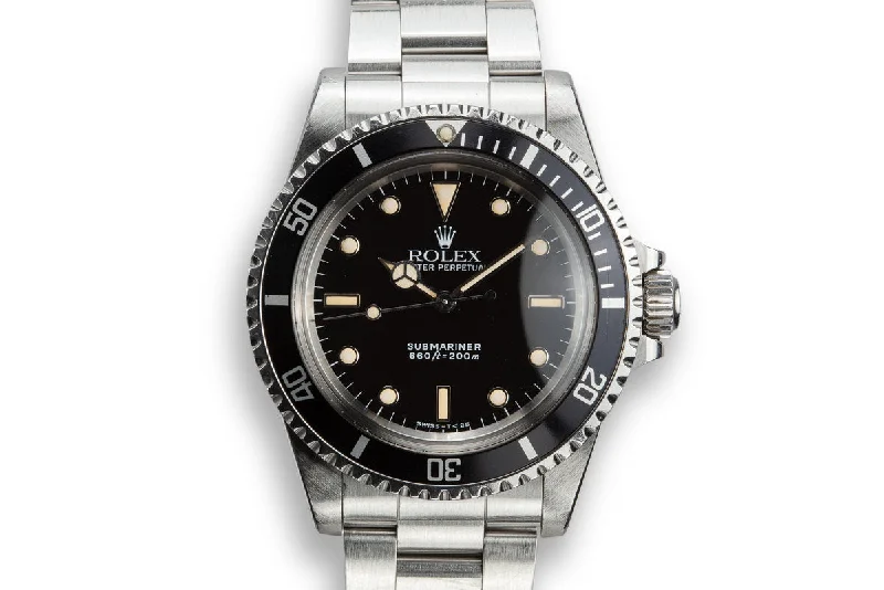 1989 Rolex Submariner 5513 Glossy Dial-Rolex Watch with Highly Functional Design -