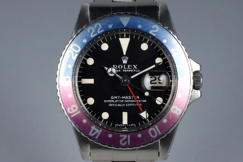 1967 Rolex GMT 1675 Mark I Dial-Rolex Watch for Professionals -