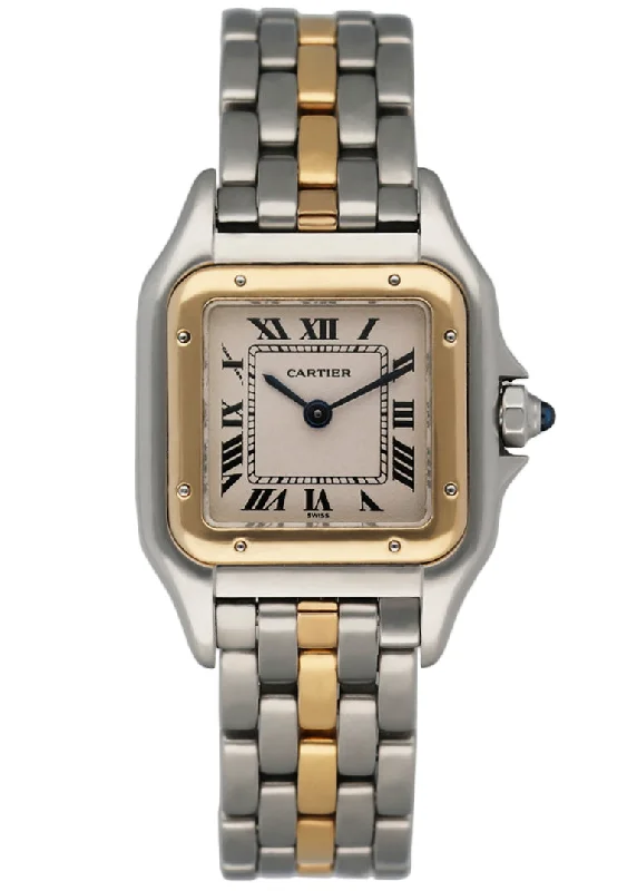 Cartier Panthere 1120 One Row Ladies Watch-Cartier Watch with Elegant Roman Numerals -