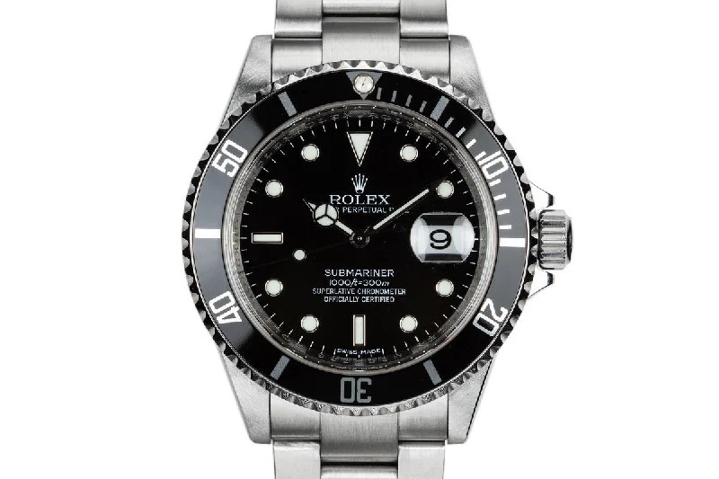 2007 Rolex Submariner 16610 with Box and Papers-Rolex Watch for Stylish Professionals -