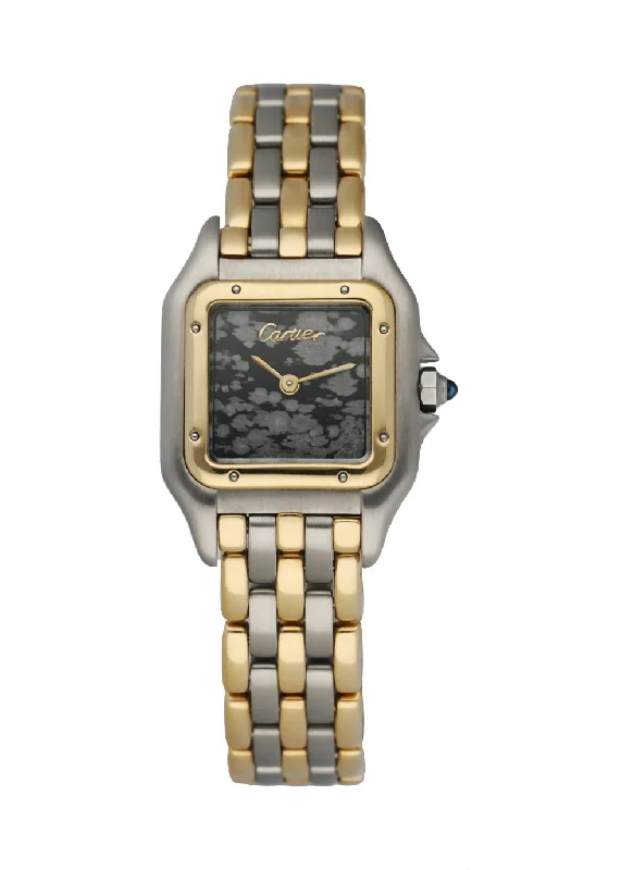 Cartier Panthere Three Row Quartz Obsidian Dial Ladies Watch-Cartier Watch for Unique Timepiece Enthusiasts -