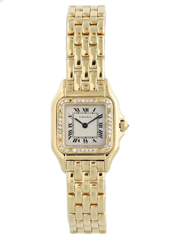 Cartier Panthere 18K Diamonds Ladies Watch-Cartier Watch for Iconic Timepieces -