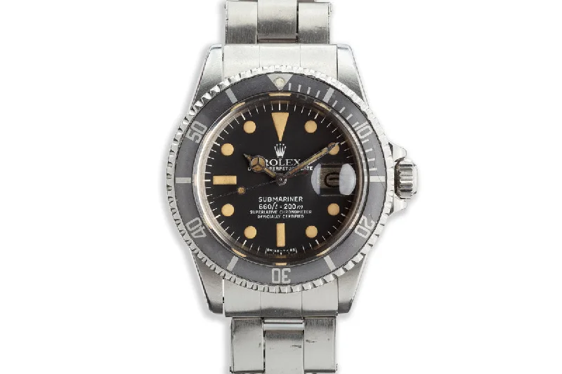 1978 Vintage Rolex Submariner 1680 with Box and Papers-Rolex Watch with High-End Craftsmanship -