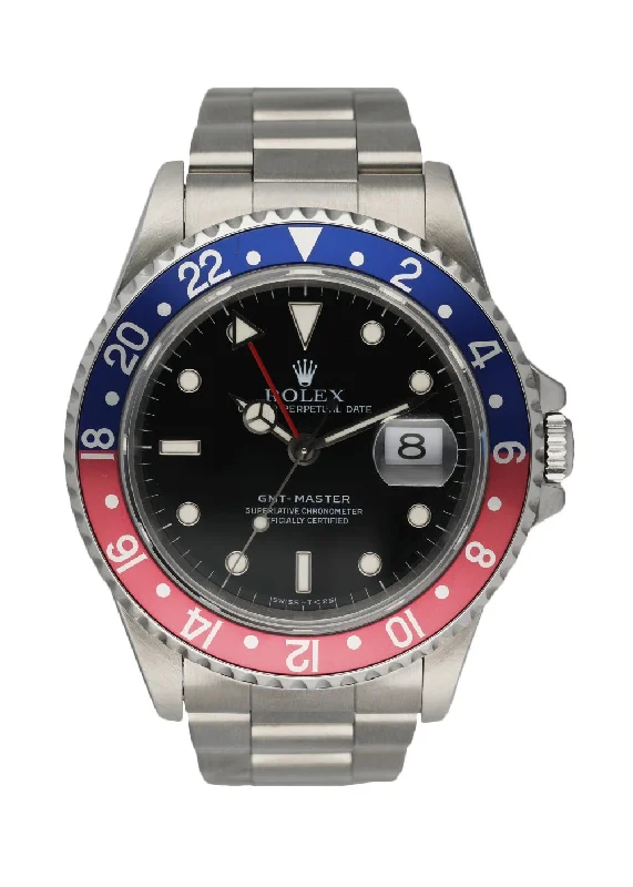 Rolex GMT Master Date 16700 Pepsi Bezel Men's Watch-Rolex Submariner Watch -