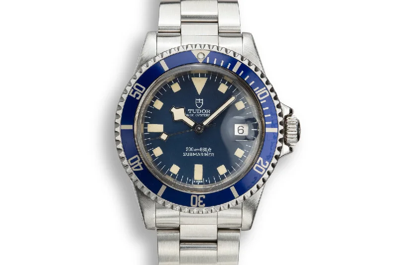 1981 Tudor Snowflake Submariner 94110 Blue Dial-Rolex Watch for Limited Releases and Collectors -