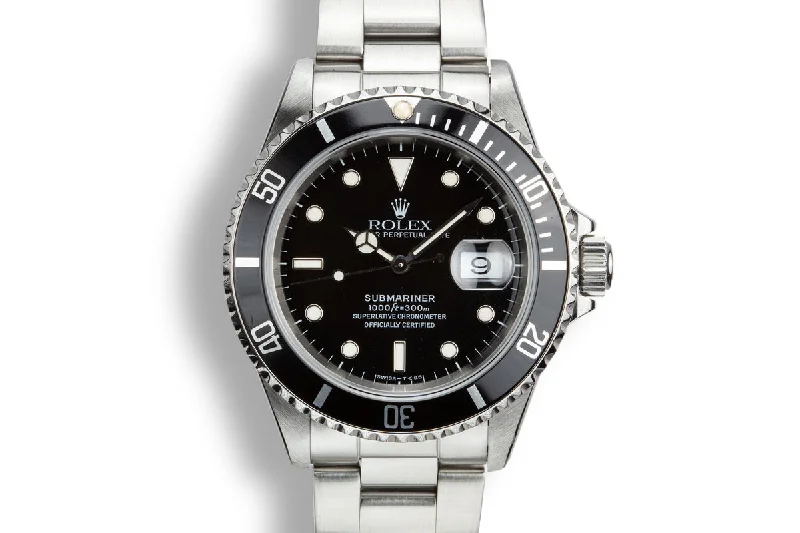 1995 Rolex Submariner 16610-Rolex Watch with Transparent Caseback -