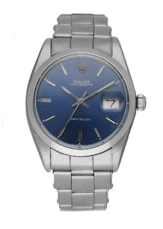 Rolex OysterDate Precision 6694 Vintage Men's Watch-Rolex Watch for Luxury Timepiece Collecting -