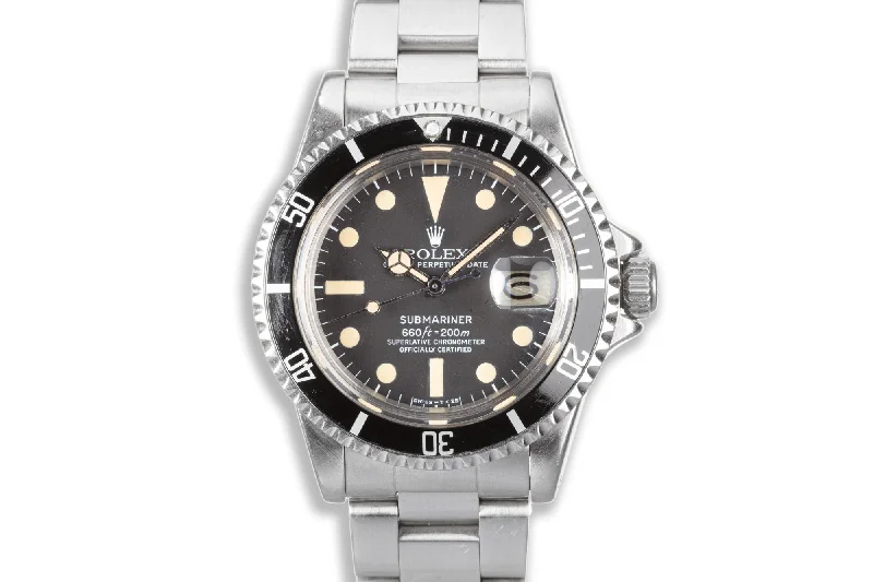 1977 Rolex Submariner 1680 with Creamy Lume Plots-Rolex Watch with Luxurious Accents -